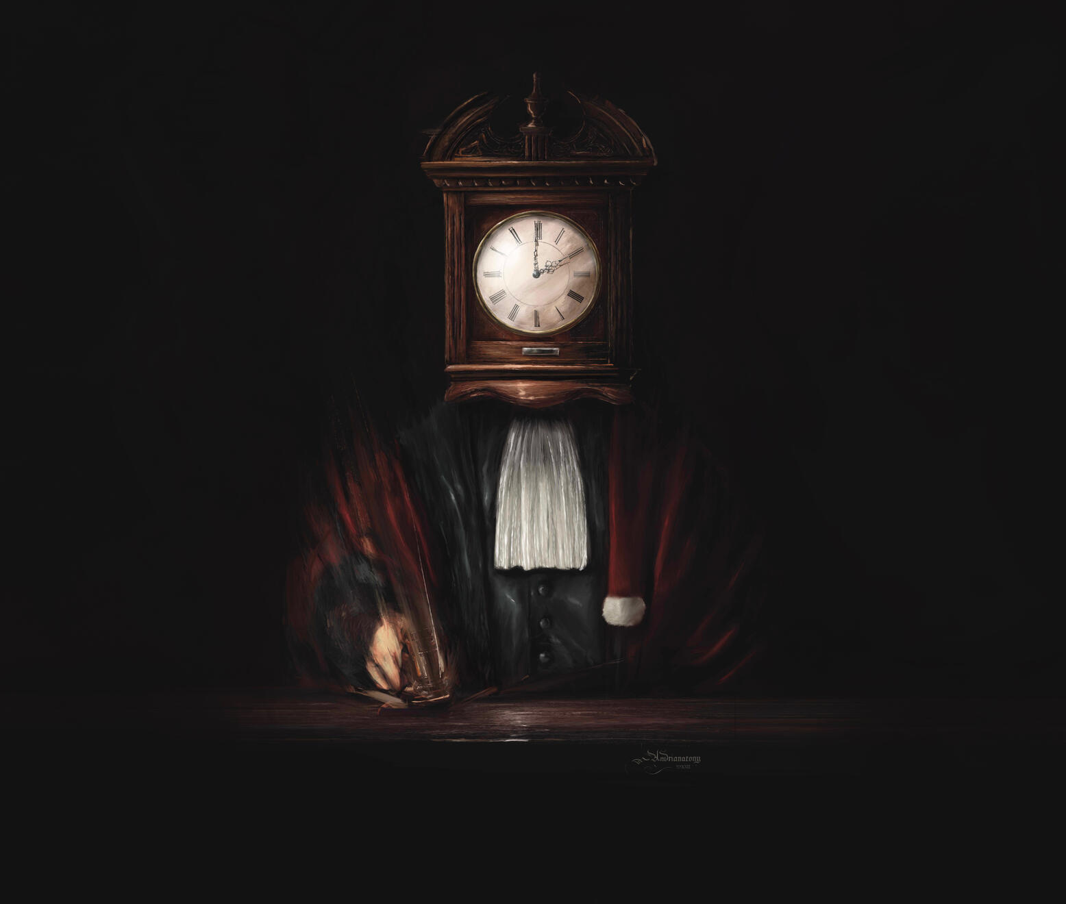 Verdict, 2023. Peinture numérique.