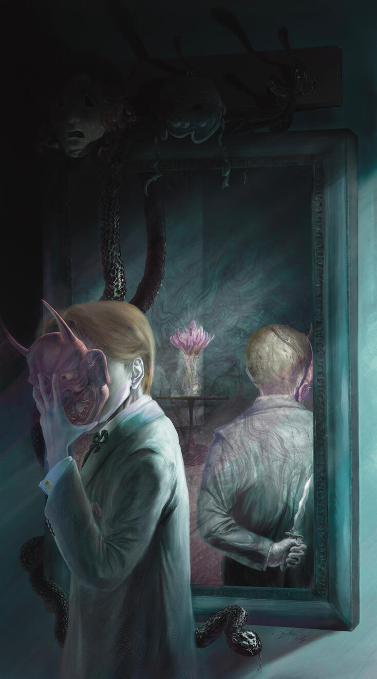 Trahison, 2023. Peinture numérique.