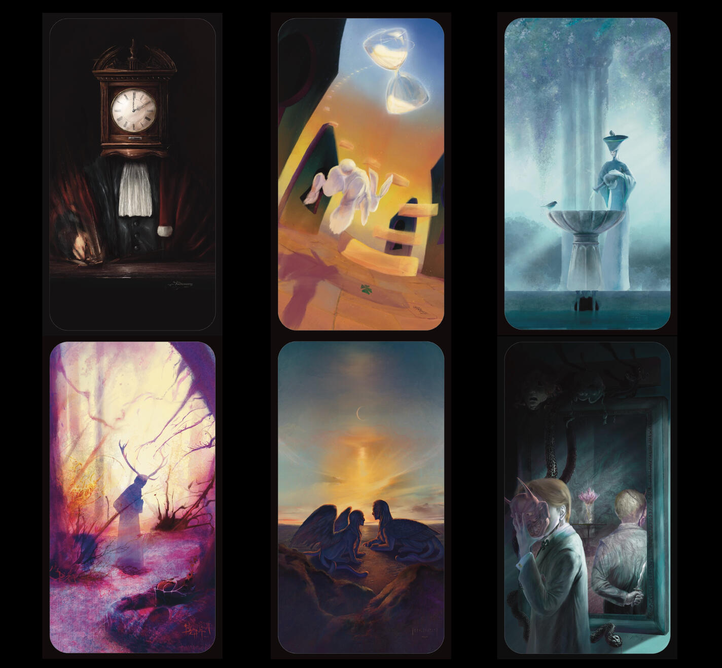 Lot de cartes – haut rendering